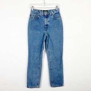Vintage Y2K Ralph Lauren Straight Leg Mom Jeans Size 4 Petite